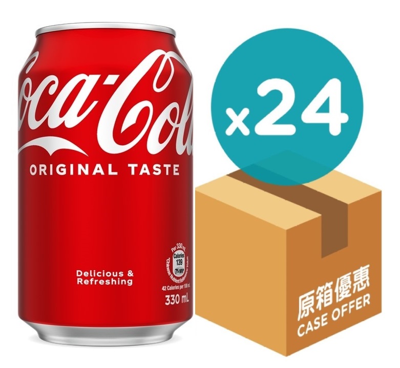 可口可樂 330毫升 - 24罐裝 - Coca-Cola OA-03465