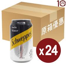 玉泉 - 梳打水 330毫升 - 24 罐裝 - Schweppes OA-03463