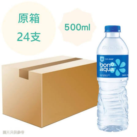 飛雪- 礦泉水500毫升 - 24支裝 - Bonaqua OA-03460