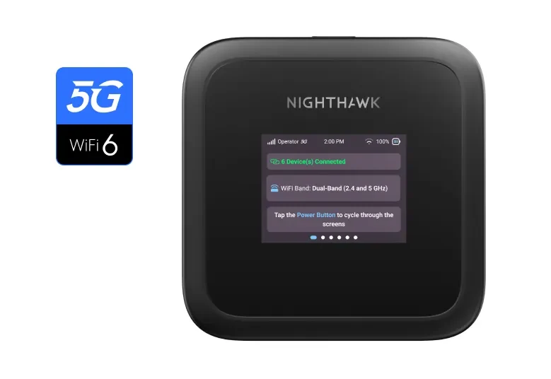 NETGEAR Nighthawk (MH3150) M3 5G Sub 6 AX3600 WiFi 6 流動熱點，5Gbps USB-C | 2.4吋 LCD - NETGEAR OA-03871