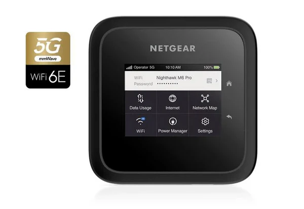 NETGEAR Nighthawk (MR6550) M6 Pro+ 5G mmWave AXE3600 WiFi 6E 流動熱點路由器 2.5G LAN | 2.8 吋 LCD - NETGEAR OA-03909
