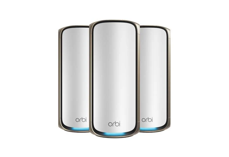 Netgear Orbi (RBE973S) 四頻 BE27000 WiFi 7 Mesh 無線系統 (3件裝, 1主機+2分機) 送 1 年 NETGEAR Armor - NETGEAR OA-03835